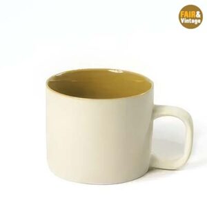 Kop met oor Mat Clay Grey-white Mustard 200ml - Kinta