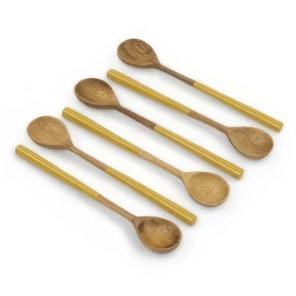 Theelepel ACA Naturel Mustard - Kinta