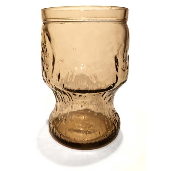 Vintage Glas Amberkleurig met citrusdecor 150ml - Fidenza Vetraria