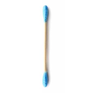 Wattenstaafjes Bamboo bio-katoen 100pcs Blue - The Humble Co