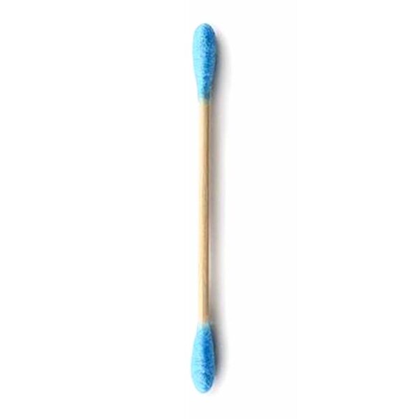 Wattenstaafjes Bamboo bio-katoen 100pcs Blue - The Humble Co