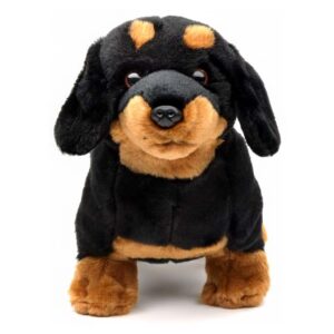 Teckel staand zwart-bruin 28 cm (lengte) - Uni-Toys
