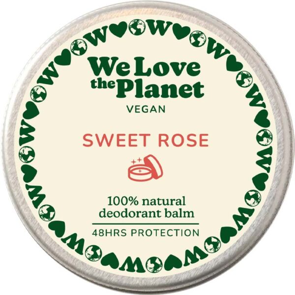 Deodorant Balm Sweet Rose (vegan) - We Love the Planet