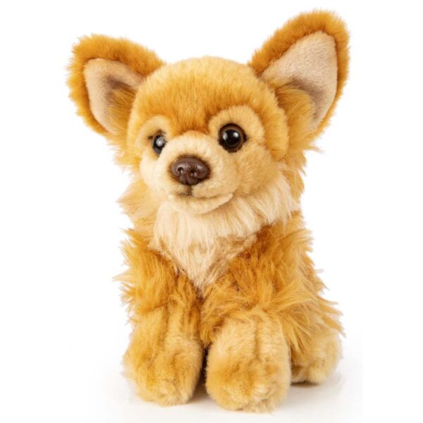 Chihuahua zittend bruin 18cm (lengte) - Uni-Toys