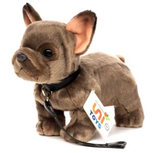 French Bulldog wit 26cm (lengte) - Uni-Toys
