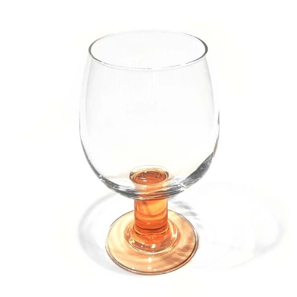Vintage Waterglas Scandia Rozé Voet Dik 450ml - Luminarc France