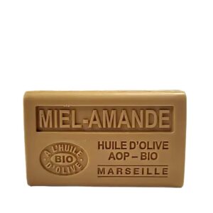 Zeepblok Honing Amandel AOP 125g - Savonnette Marseillaise