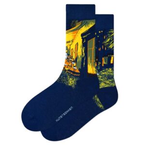 Cafeterras bij Nacht - Kunstsokken