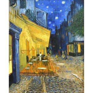 Cafeterras bij Nacht - Kunstsokken