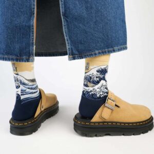 De Grote Golf van Kanagawa - Kunstsokken