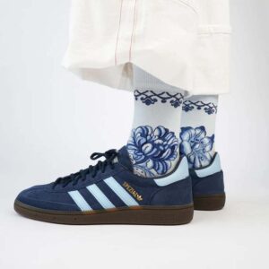 Delfts Blauw Bloemen - Kunstsokken