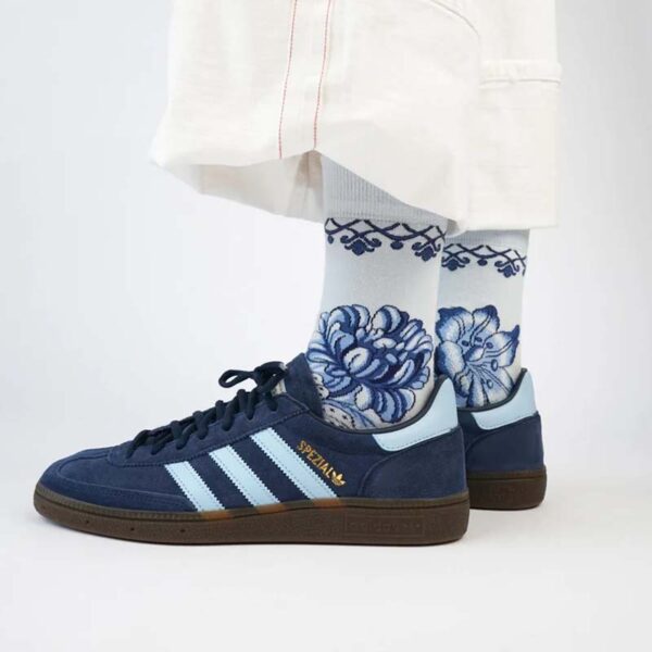 Delfts Blauw Bloemen - Kunstsokken