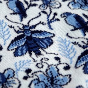 Delfts Blauw Vogels en Insecten - Kunstsokken