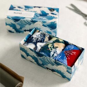 Hokusai Gift Box 3-Pack - Kunstsokken