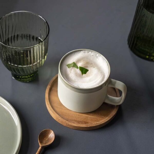 Kop met oor Mat with Band Celadon 200ml - Kinta
