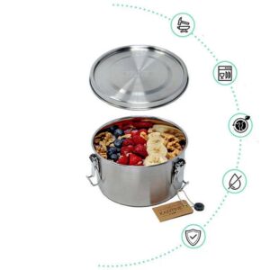 Lunchbox Lekvrije Roestvrijstalen Voedselcontainer 1200 ml - Kantine