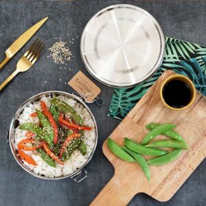 Lunchbox Lekvrije Roestvrijstalen Voedselcontainer 1200 ml - Kantine