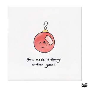 Wenskaarten - Feestdagen Kerstbal