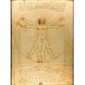 Vitruvian Man - Kunstsokken