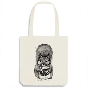 Tas Jute Chip Squirrel - Ligarti