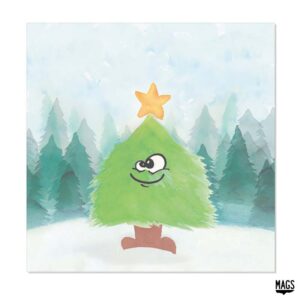 Wenskaarten - Feestdagen Kerstboom