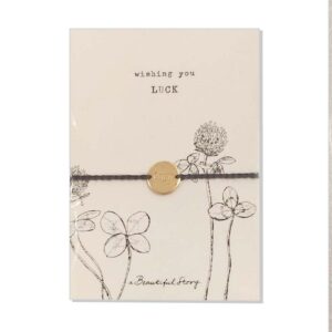Armband Sieraden Ansichtkaart Luck - A Beautiful Story