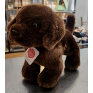 Labrador knuffel 30 cm bruin Hermann Teddy staand