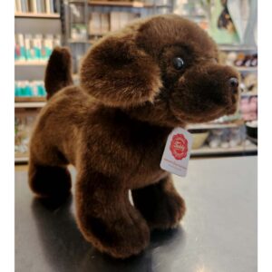 Labrador knuffel 30 cm bruin Hermann Teddy staand