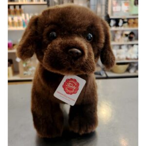 Labrador knuffel 30 cm bruin Hermann Teddy staand