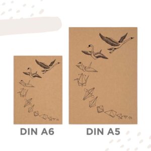 Notitieboekje Origami Zwaan | Ligarti