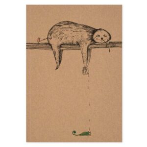 Notitieboekje Luiaard A5 | Ligarti