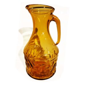 Vintage Karaf met bladpatroon - Rocco Bormioli