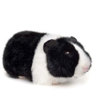 Cavia Uni-Toys Knuffel Wit-Zwart 21 cm | Realistische Pluche Cavia