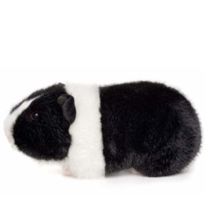 Cavia Uni-Toys Knuffel Wit-Zwart 21 cm | Realistische Pluche Cavia