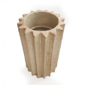 Vaas L Folded Cap Pulp 11 x 19,5 cm Beige - Kinta