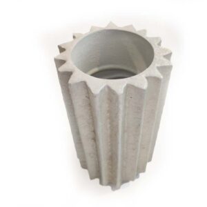 Vaas L Folded Cap Pulp 11 x 19,5 cm Off White - Kinta