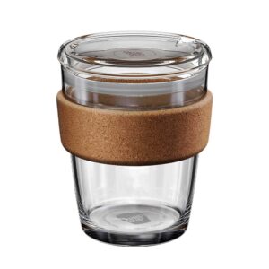 Brew Cork Quicksip 340 ml | koffiebeker/reismok van gehard glas - KeepCup