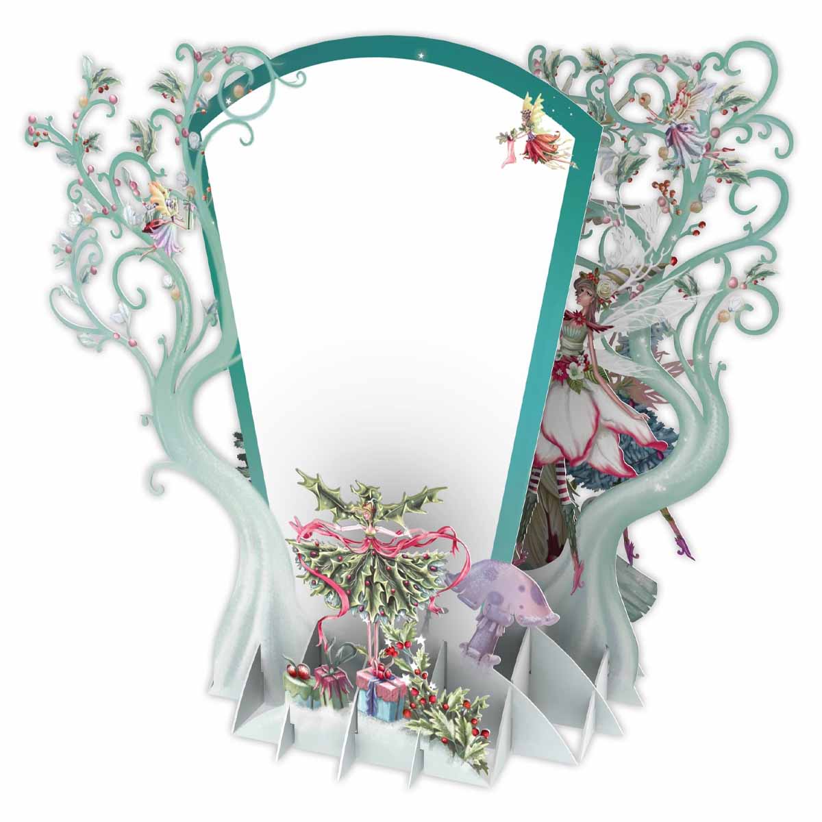 Me&McQ 3D Pop-up Kerstkaart The Fairy Queen