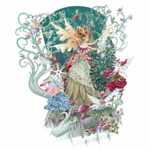 Me&McQ 3D Pop-up Kerstkaart The Fairy Queen