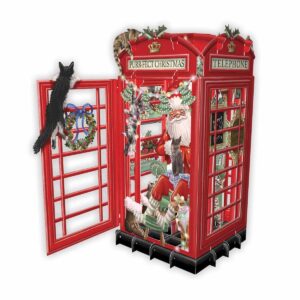 Me&McQ 3D Pop-up Kerstkaart Phone Home