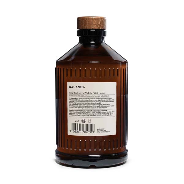 Siroop Violette 400ml - Bacanha