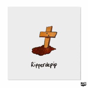 MAGS wenskaarten Ripperdepip - grappige kaart met zwarte humor