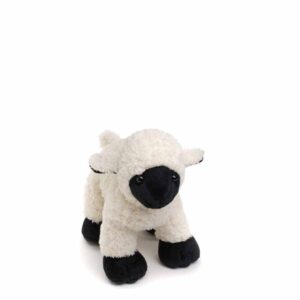 Pluche Lammetje Zwart-Wit 19 cm - UNI-TOYS